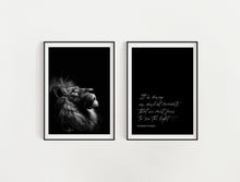 Afbeelding in Gallery-weergave laden, LION + ARISTOTLE Quote
