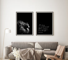 Afbeelding in Gallery-weergave laden, LION + ARISTOTLE Quote
