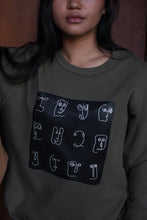 Load image into Gallery viewer, Abstract Faces Unisex Sweatshirt
